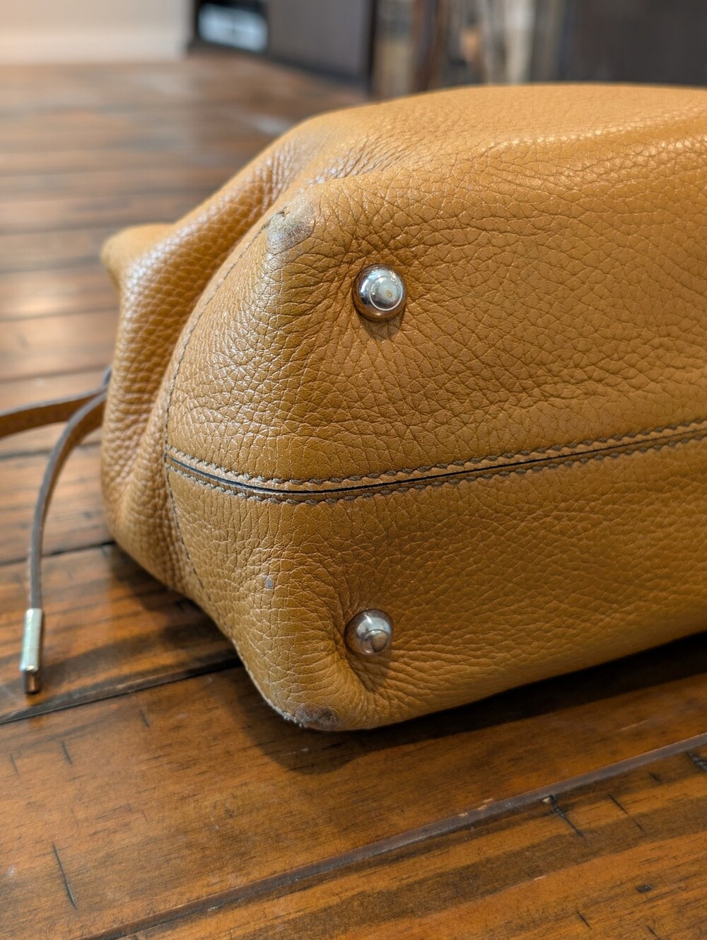 Tod's D-bag Pebbled Leather Tote - Picture 12 of 13